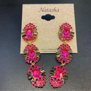 Natasha Crystal Earrings